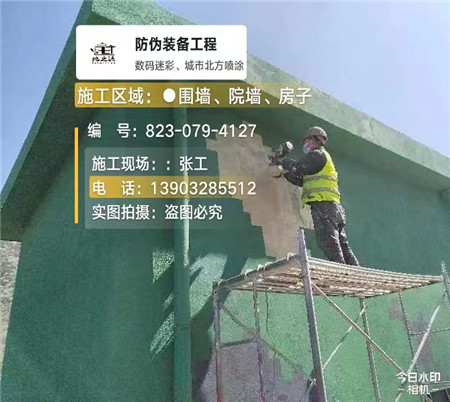 津南设备迷彩喷涂,迷彩漆施工